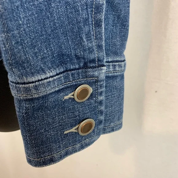 Motto unique MOTO style Jean Jacket, Size Small - Picture 6 of 8